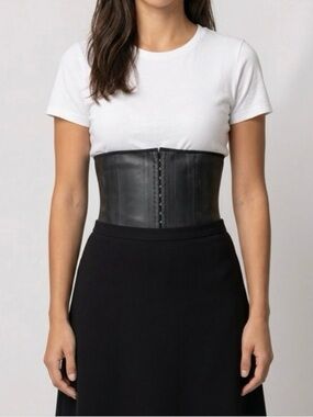 Black Ann Chery  Underbust Cincher Corset 2 Rows